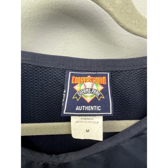 Cooperstown Dreams Park Baseball Windbreaker‎ Mens Medium Warm Up MLB Blue Red - Picture 5 of 7